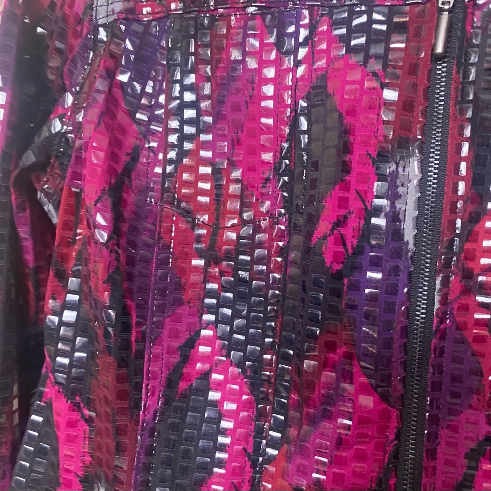 Ruby Rd Purple Blazer With Abstract Pattern. Sz 8 - image 5